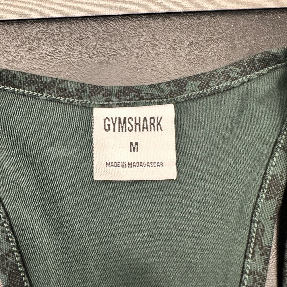 Gymshark Green Racerback Tank Top - Picture 2 of 5